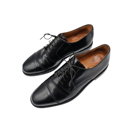 COLE HAAN City Black Leather Cap Toe Oxford Dress Blucher Shoe Men\'s 11 main image 7